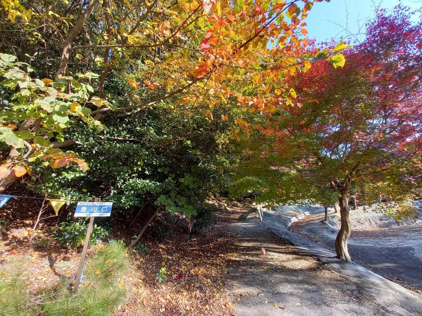 釈迦ヶ岳登山口の入口です。