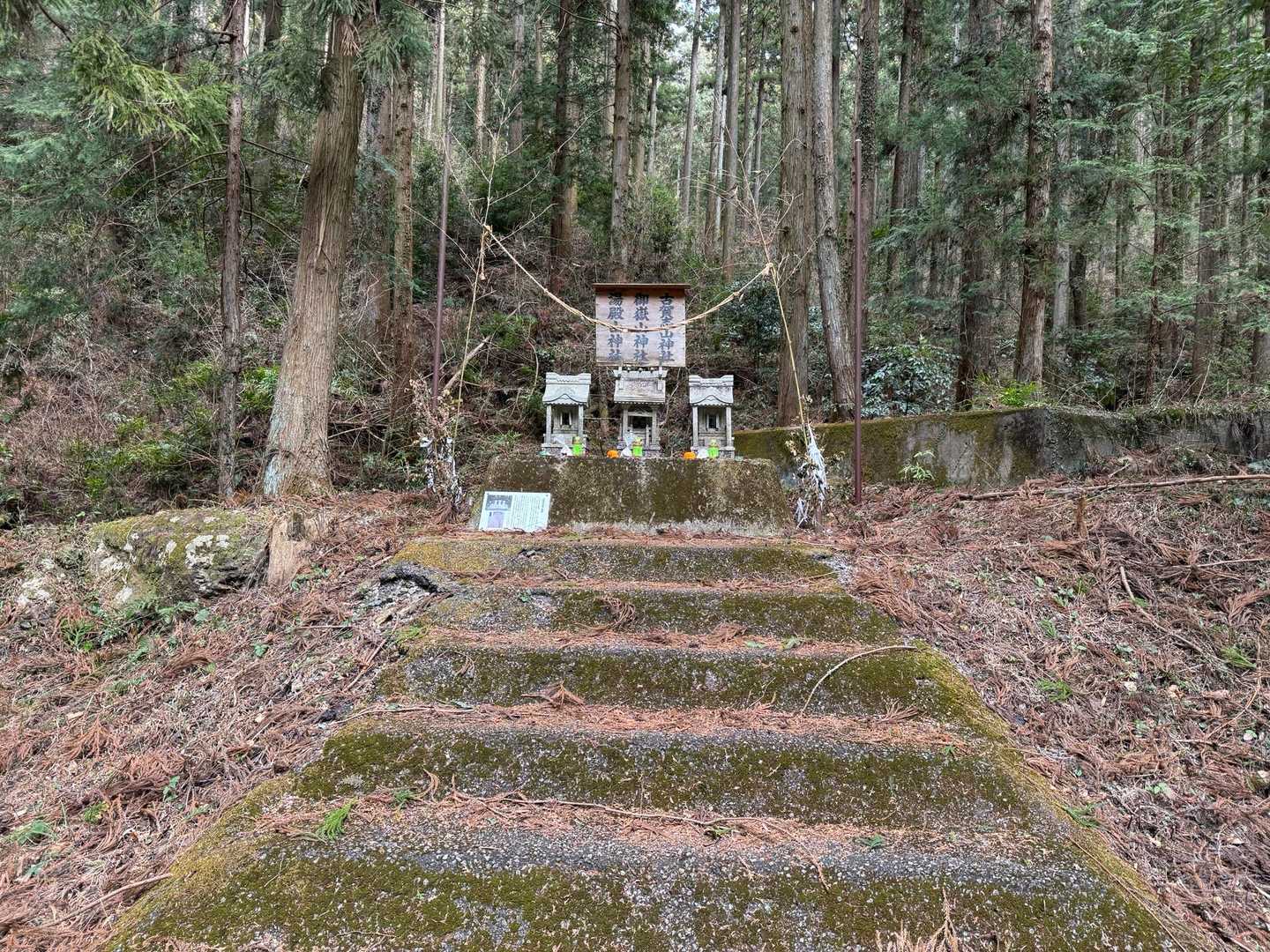 南登山道入口-御嶽山 往復コースの写真