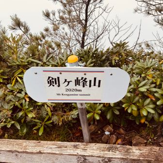A1でおにぎりを2個食べ、剣ヶ峰山まで登ってきた。
ここからいったん麓まで下り、再び武尊山に登るというドSコース。ちなみに、剣ヶ峰→武尊山は稜線を行けば30～1時間くらい。
