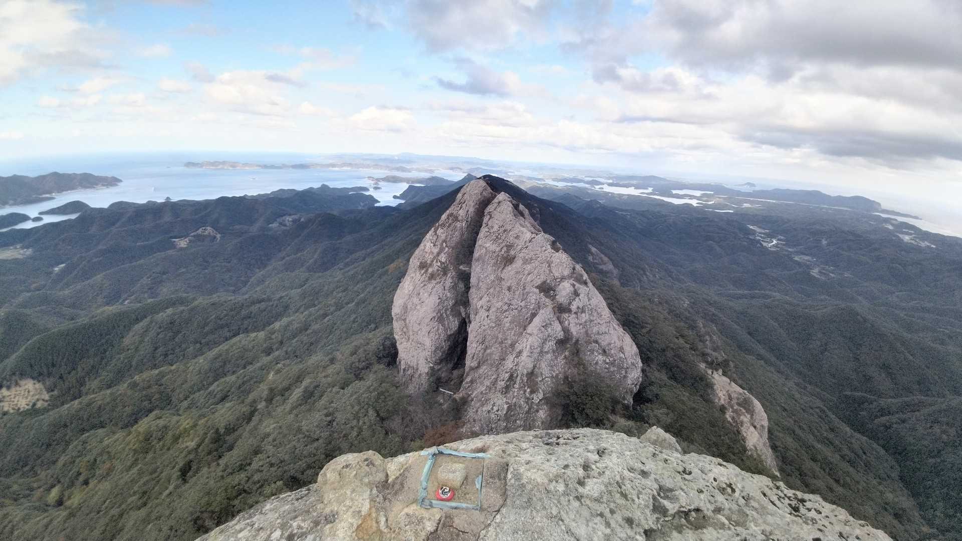 山頂に