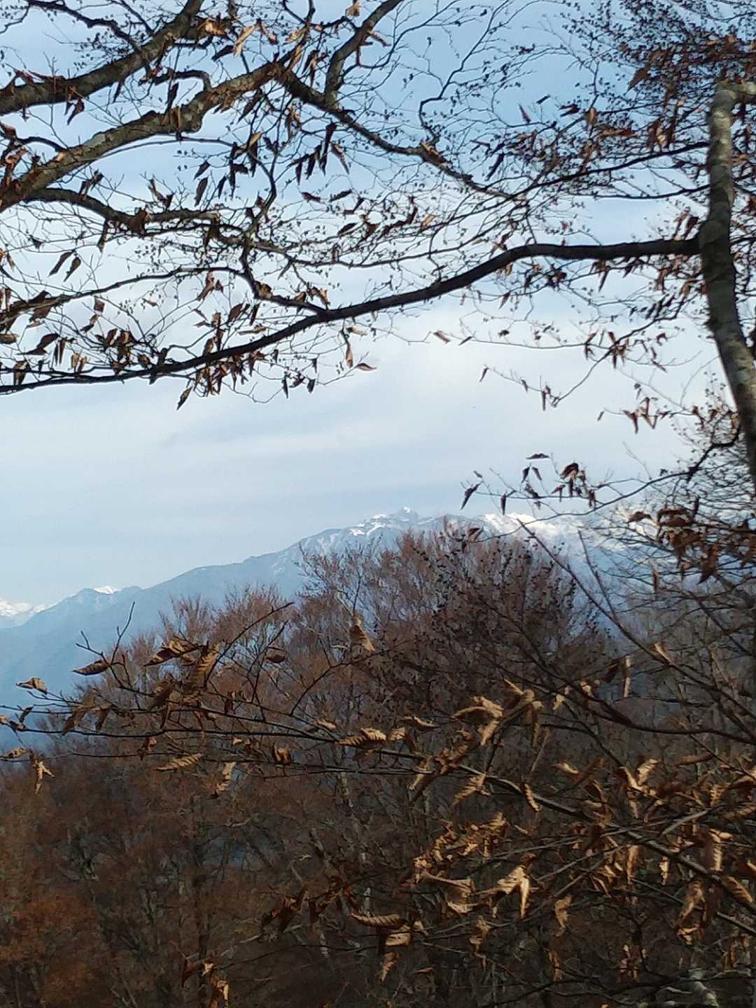 剱岳見えた