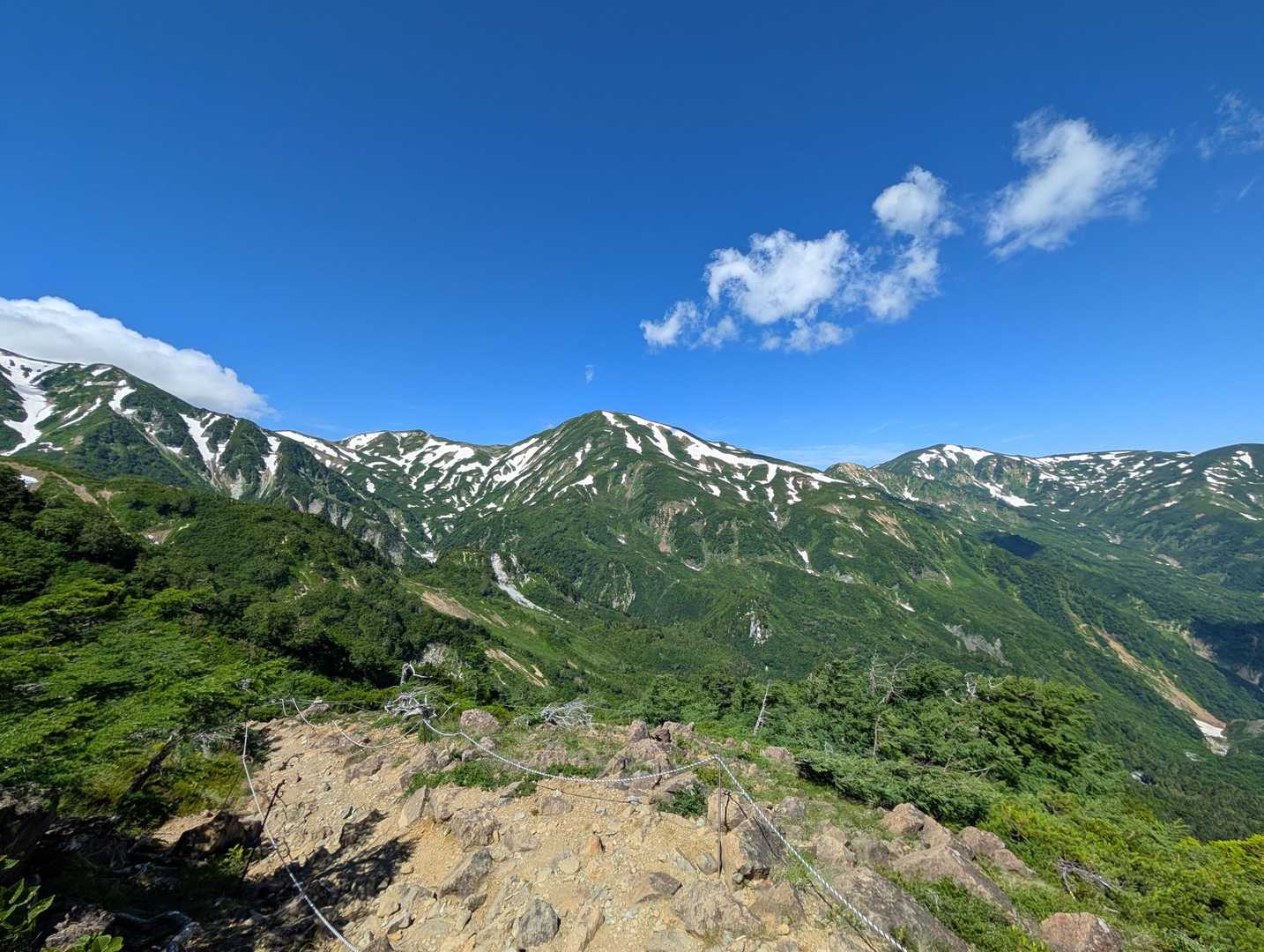 小蓮華山（蓮華温泉駐車場）＜白馬大池コース＞の写真