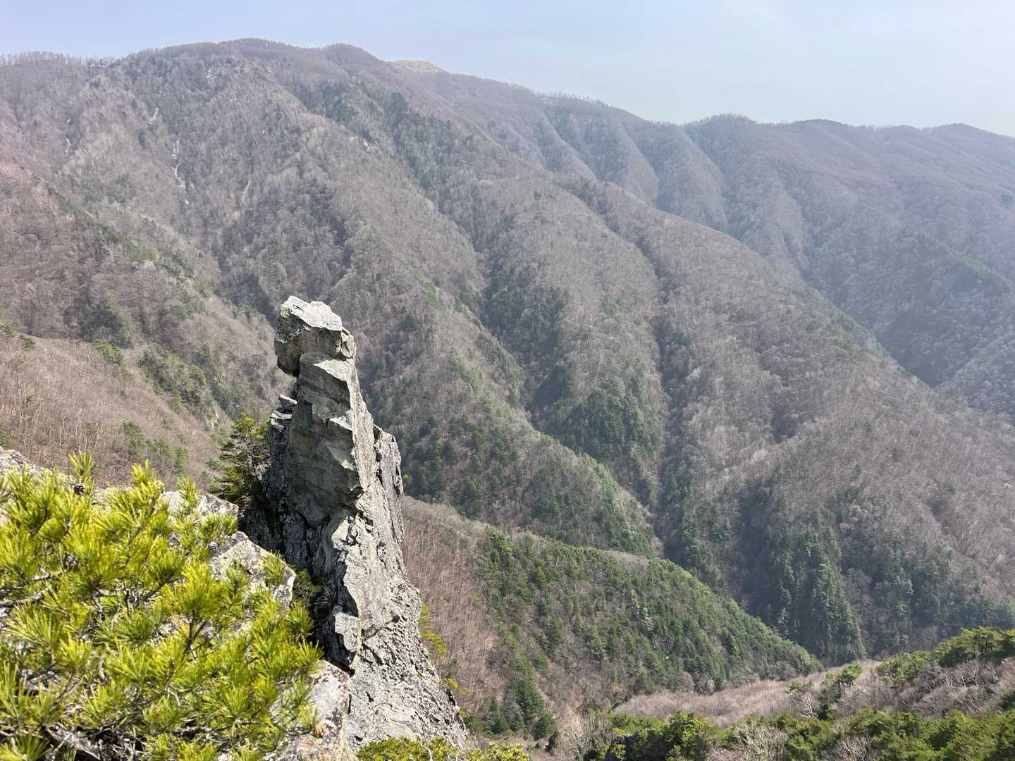 戸谷峰-三才山-三才山峠-烏帽子岩 周回コースの写真