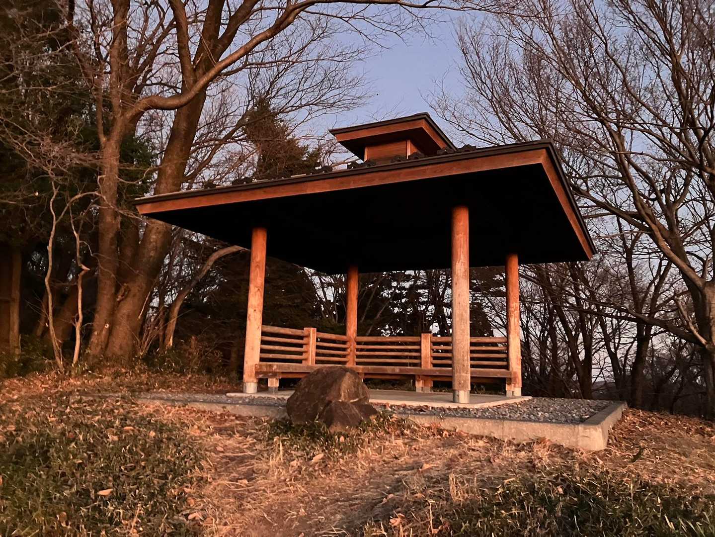 ここに東屋があります。
