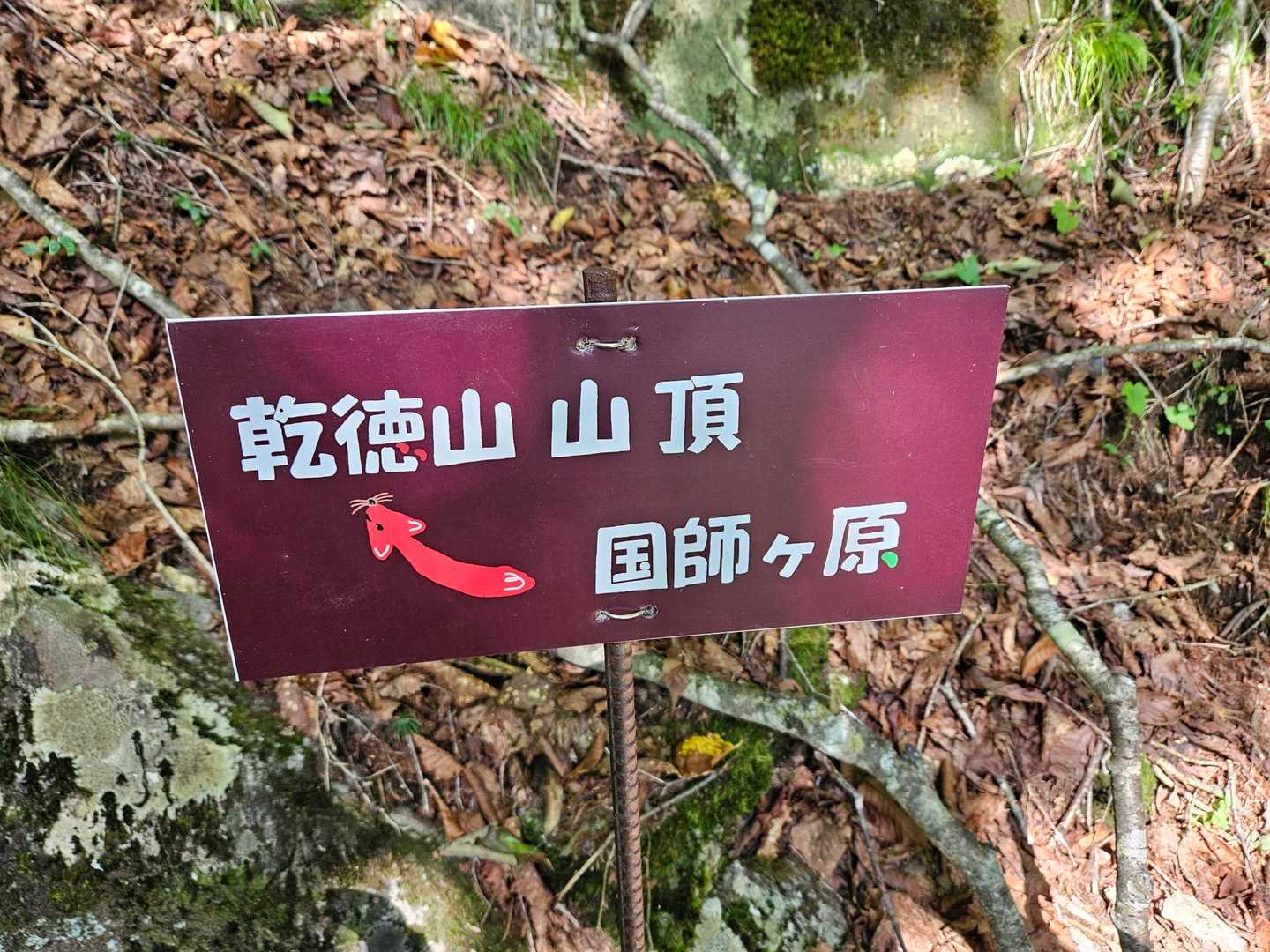 大平高原-乾徳山登山口-乾徳山 周回コースの写真