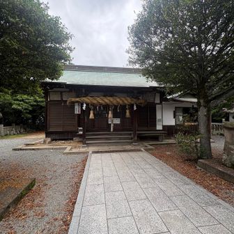高屋神社⛩️に着きました