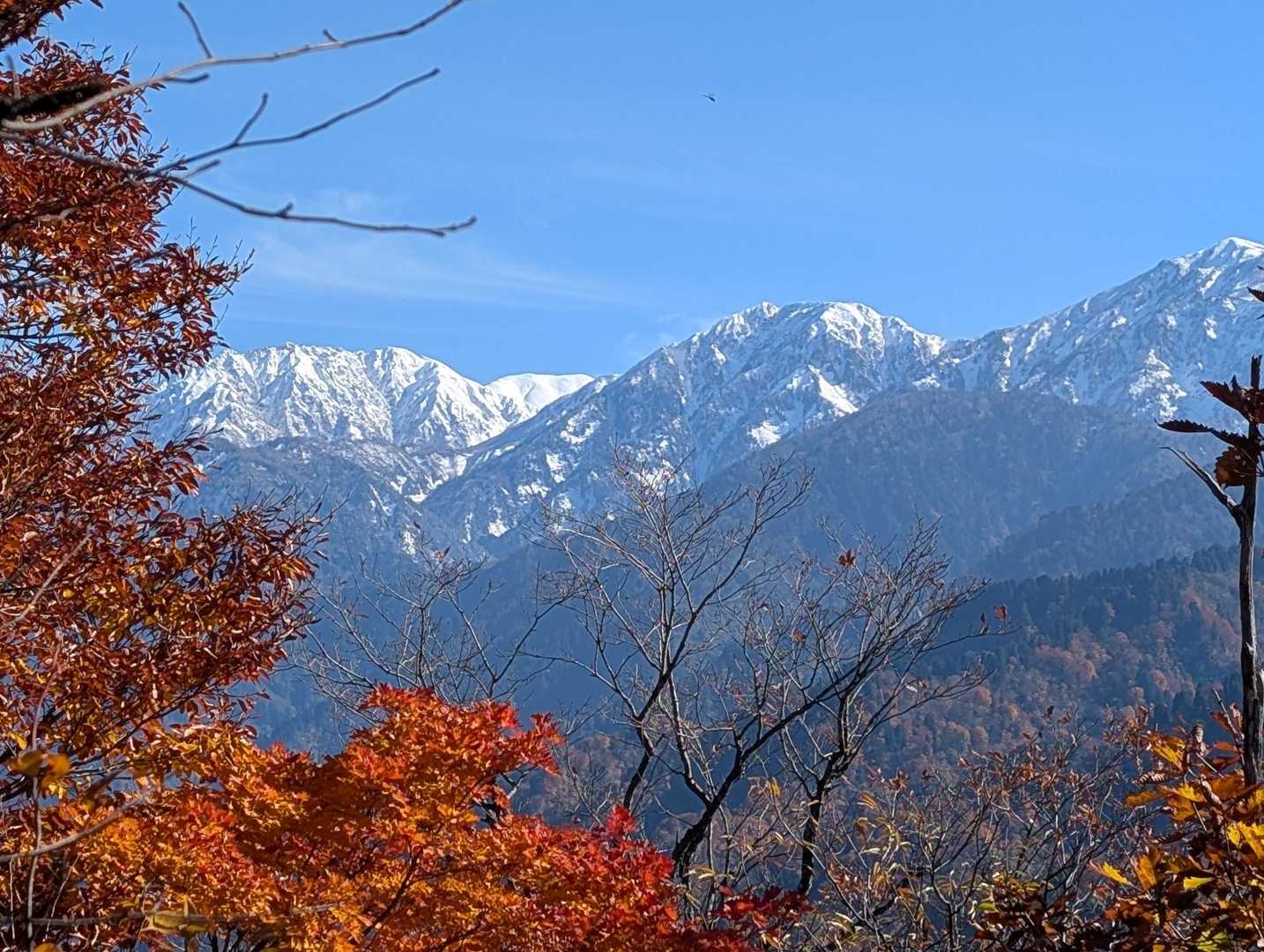 お手軽に剱岳の勇姿を眺める千石城山の写真