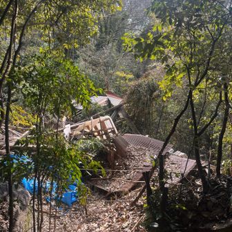 靴がアレなんで大給城址🏯まで行かずに下山します！