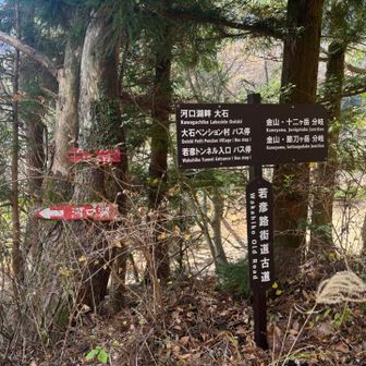 最初の分岐に戻ってきました〜