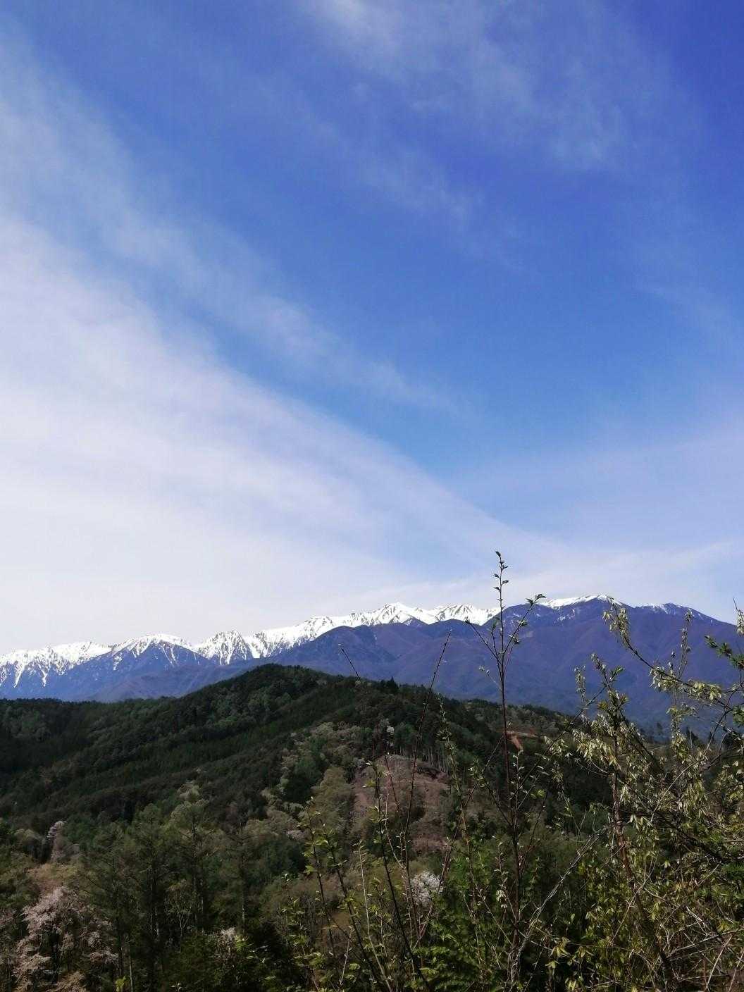 林道歩きも景色は楽しい