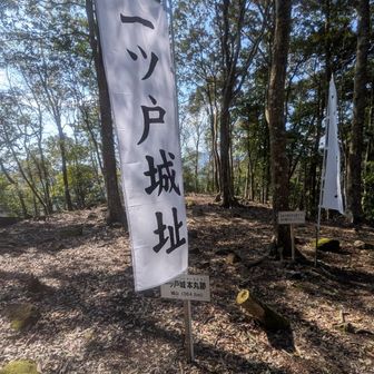 一ツ戸城本丸跡
城山 山頂365m