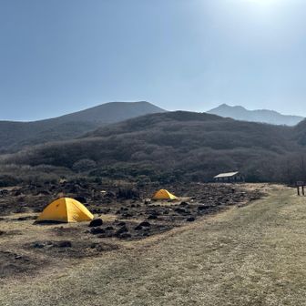 キャンプ場🏕️…何処に車🚗を停めるんだろう！？