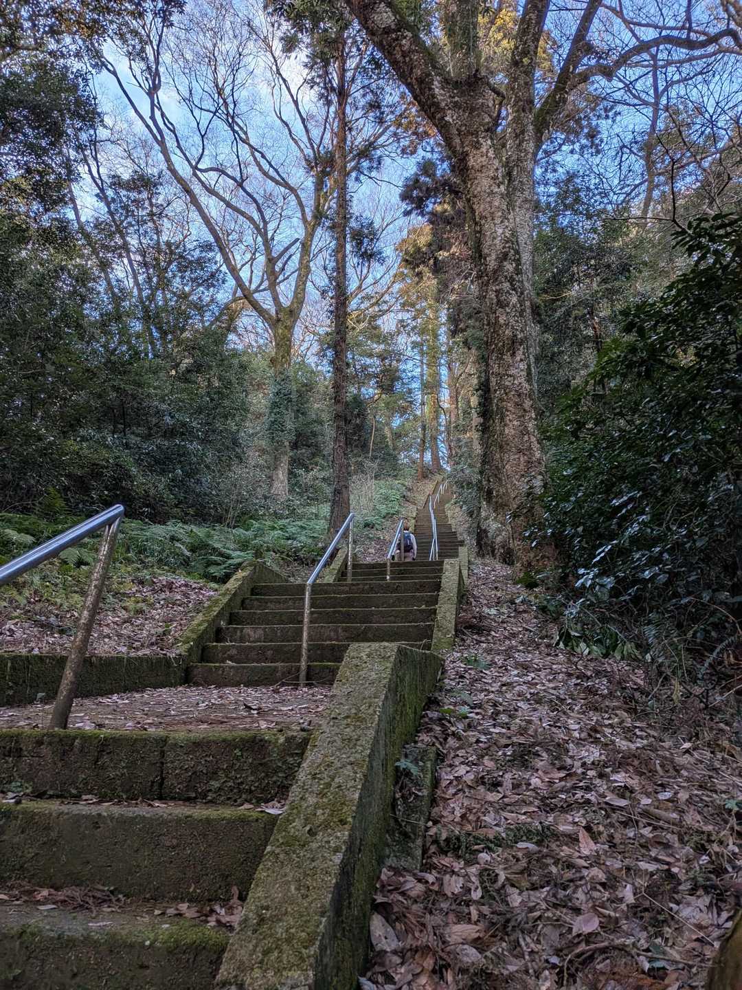 武峯神社への階段