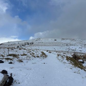 茅野でレンタカーを借りて、急発進や急ハンドルをしないよう細心の注意を払いながら車山肩へ🚗

雪がすごかったのでいったん車の中で待機していたが、見事に天気が回復✌️いざ山行開始🏔️

なお、冬期の木曜のため、ころぼっくるひゅっては営業しておらず、ボルシチは食べられなかった。
（逆に約1年前にボルシチは食べつつ、山は登らず撤退したことがある。笑）