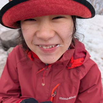 チョコチップメロンパンのクリームつけて
鼻水垂らして（笑）
楽しい🎶