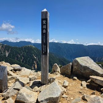 鷲羽岳に登頂🙌