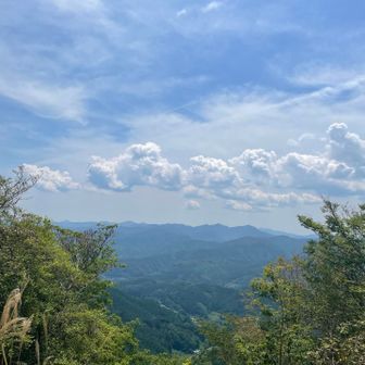 この山で唯一の眺望