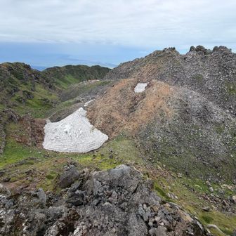 七高山からみた新山