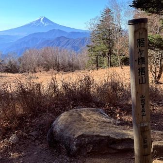 雁ヶ腹摺山登頂！