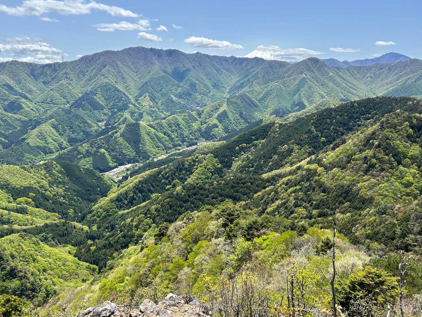 笹子雁ヶ腹摺山登り口-笹子雁ヶ腹摺山-米沢山-お坊山-大鹿 縦走コースの写真