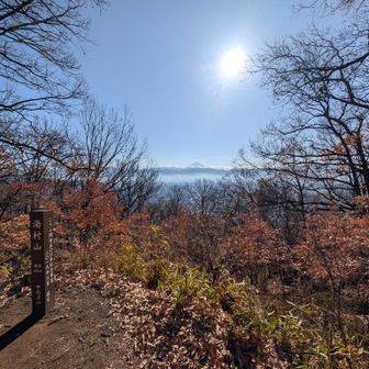 湯村山からの富士山ばっちり