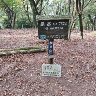 横高山山頂