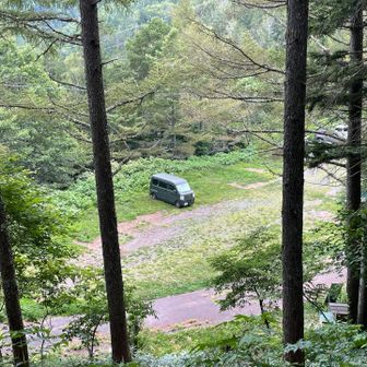 駐車場が見えた😎🚐