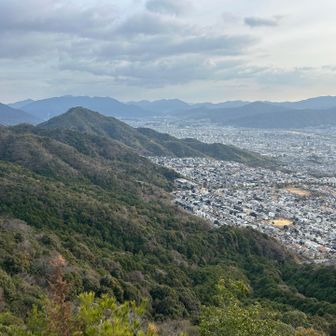 石山からの景色好き❤️