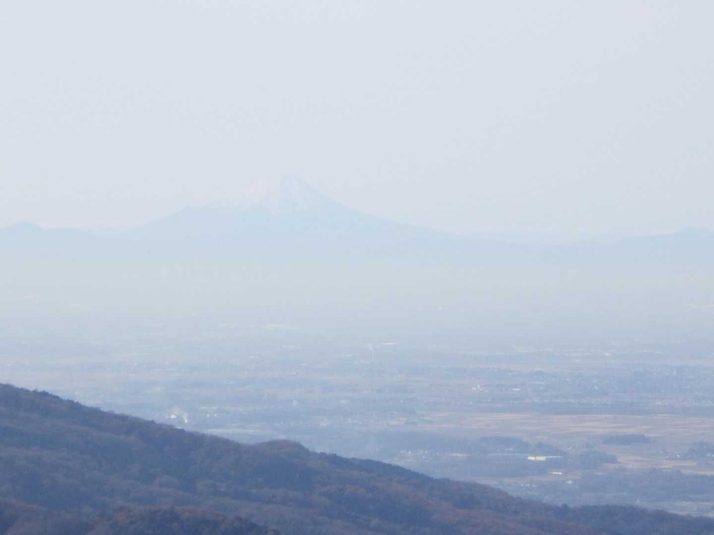 うっすら富士山