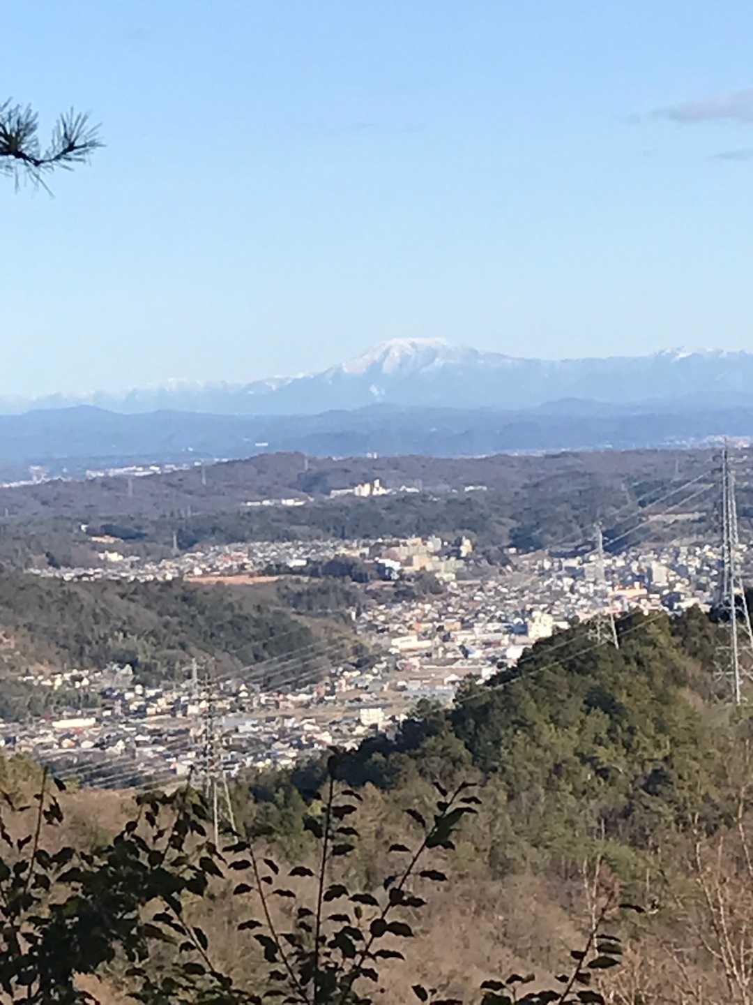 御嶽山が綺麗に見えます