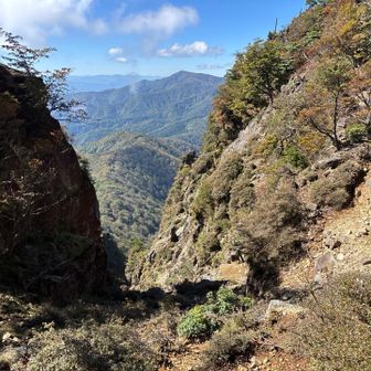傾山と後傾間