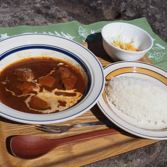 ビーフシチュー美味しかったぁ
ライスかパンか選べます！