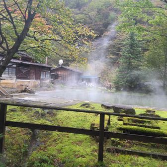 北温泉のプール