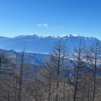 中央アルプスもキレイだな