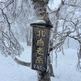 北白老岳の看板もう一丁