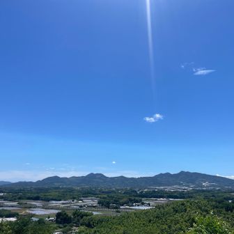 青空だなー