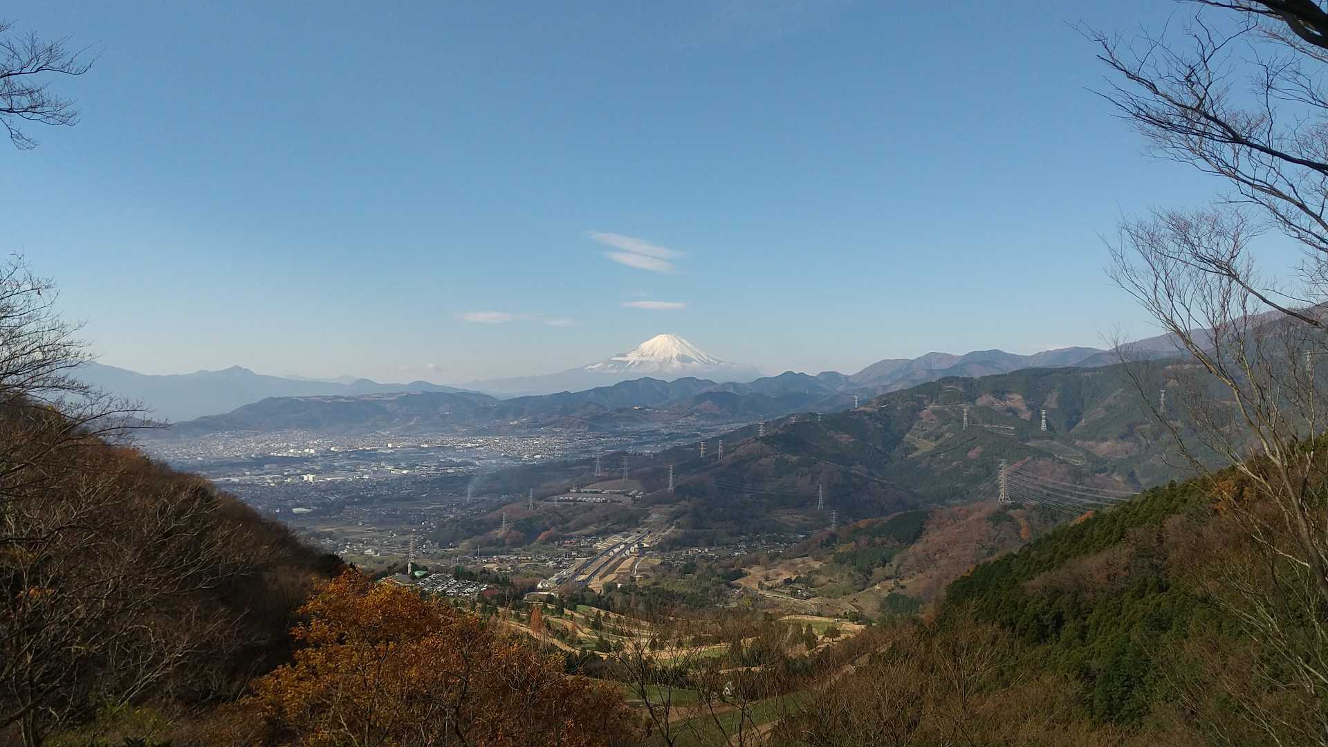 開けたところから富士山です(*^^*)