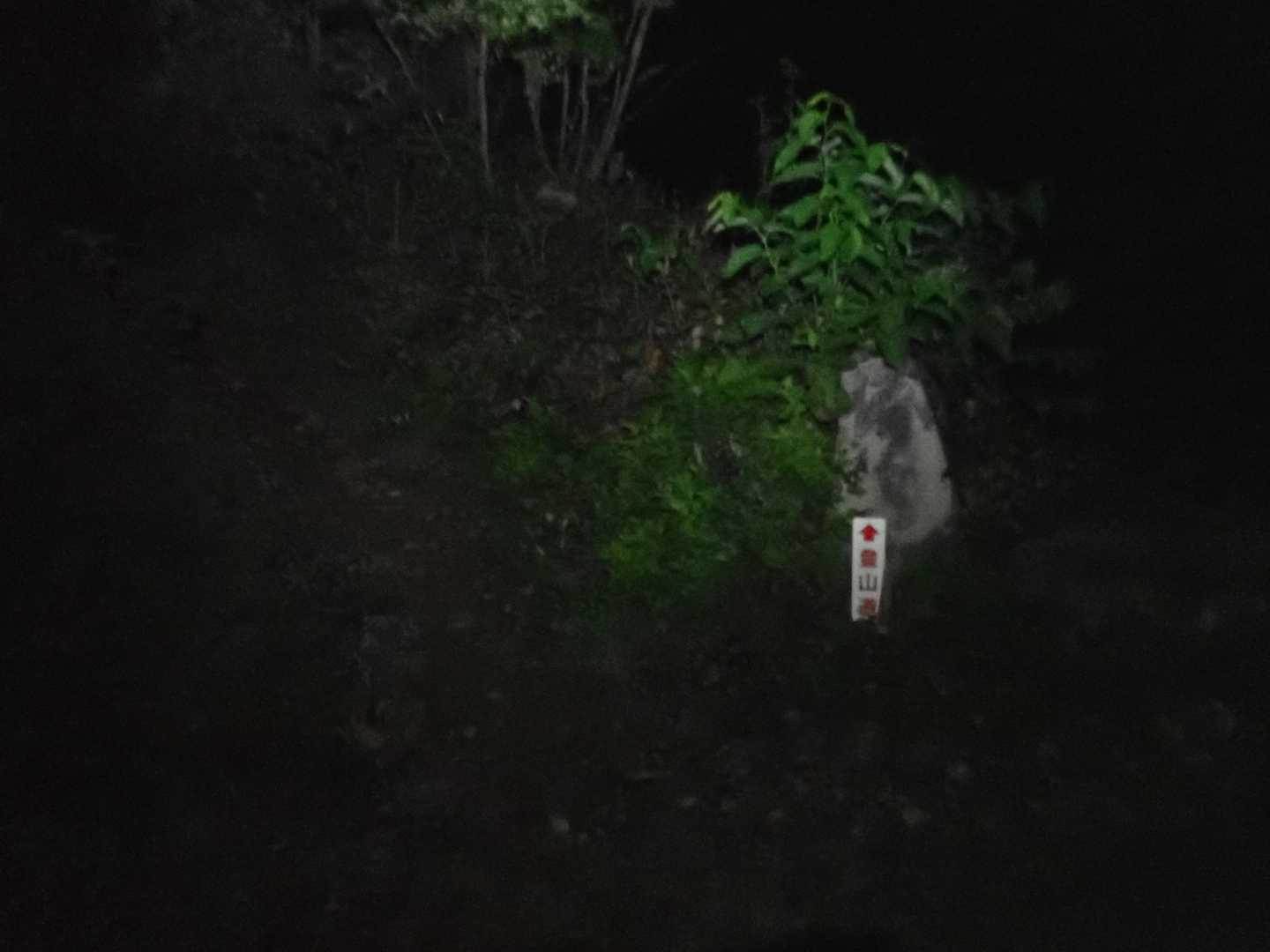 登山道に入る