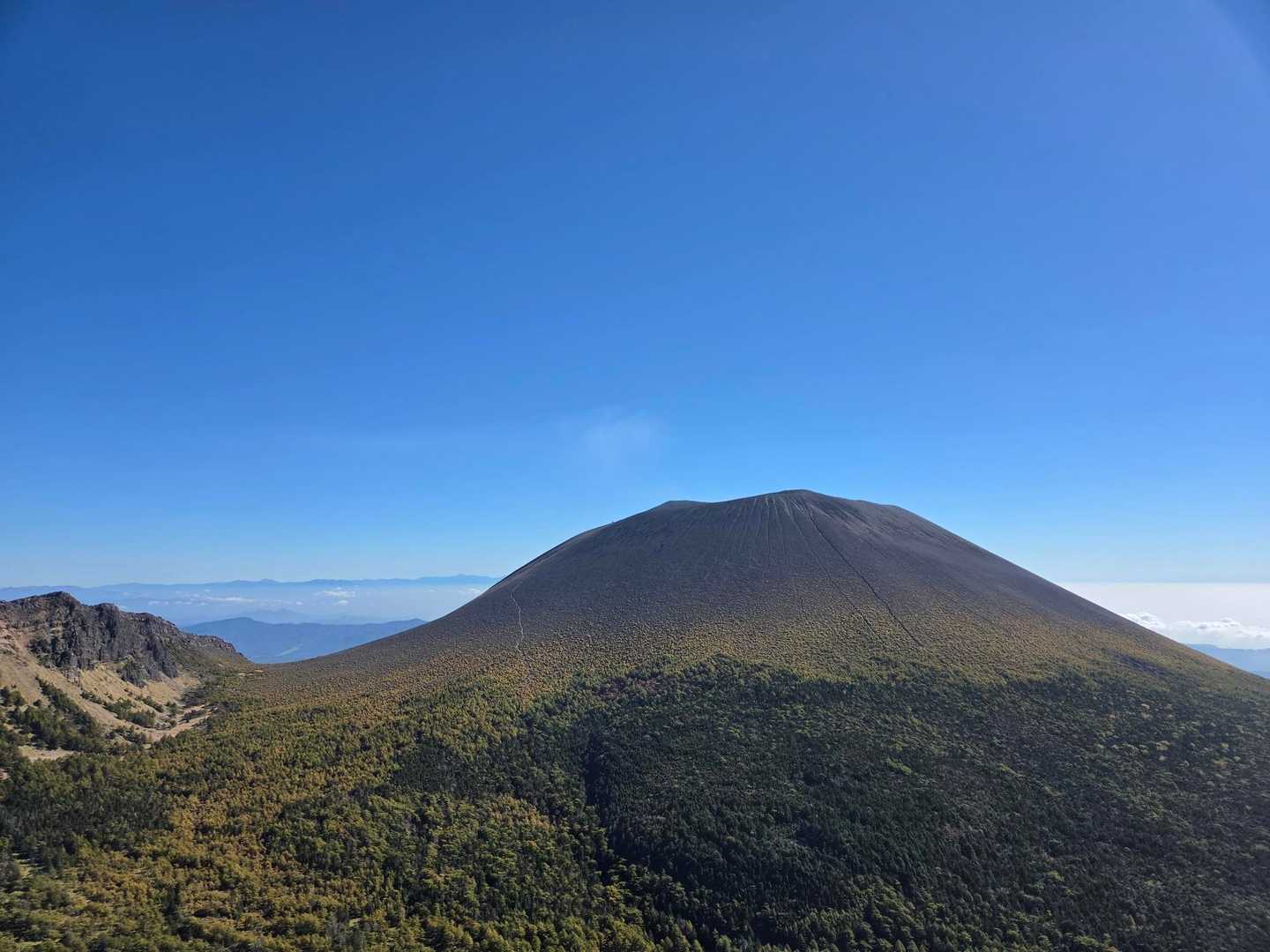 黒斑コース登山口-車坂山-黒斑山-蛇骨岳-鋸岳-Jバンド- 周回コースの写真