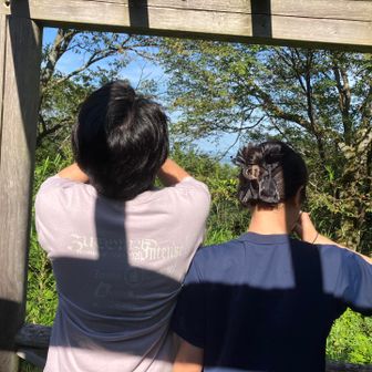 見晴らしの丘到着！
ヤッホー