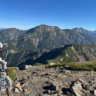 上河内岳山頂