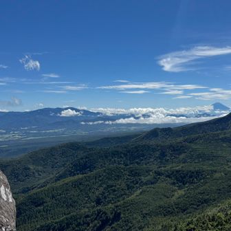 金峰山と富士山🗻