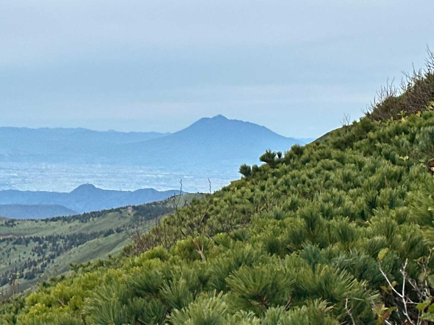 岩木山もはっきりみえてました。