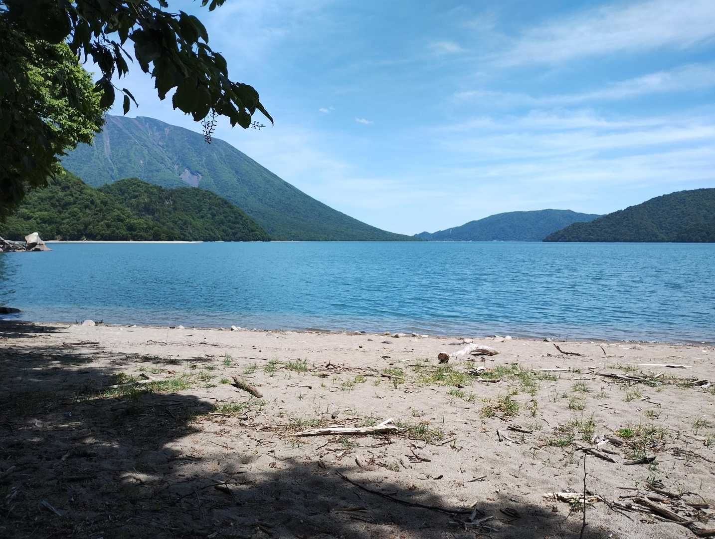 木陰でしばし休憩タイムです😊