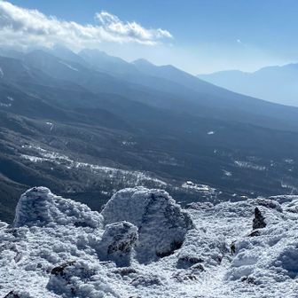 八ヶ岳連峰圧巻❣️