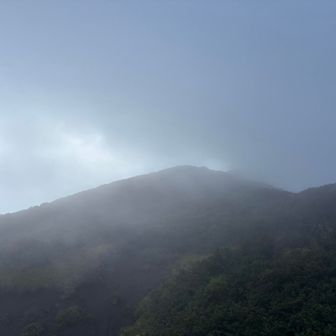 あちゃー、、雲の中だ！