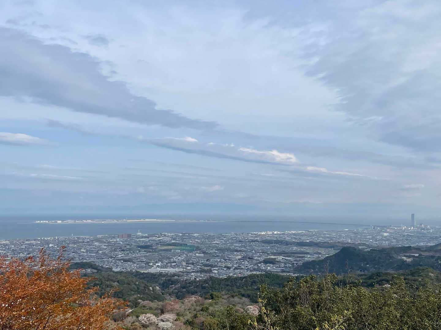 関空や六甲山が見えるね〜