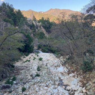 青岳・ハライドからの下りはかなりスリリング