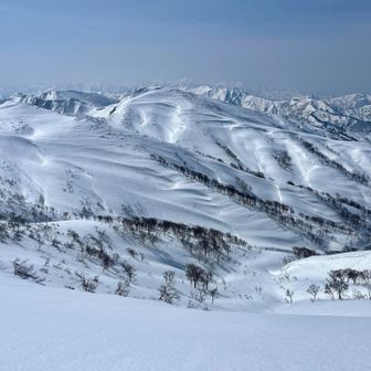 鬼が面山も見えてきた🏔️