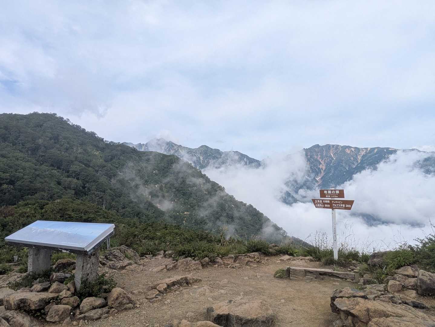アルプス平〜遠見尾根〜五竜岳 往復コースの写真